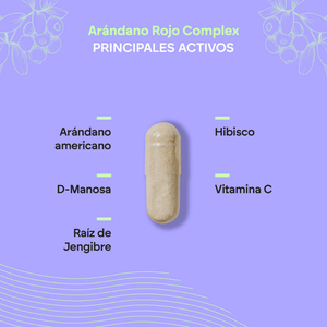 Nutralie American Cranberry com Vitamina C e D-Manose Cistite 60 cápsulas