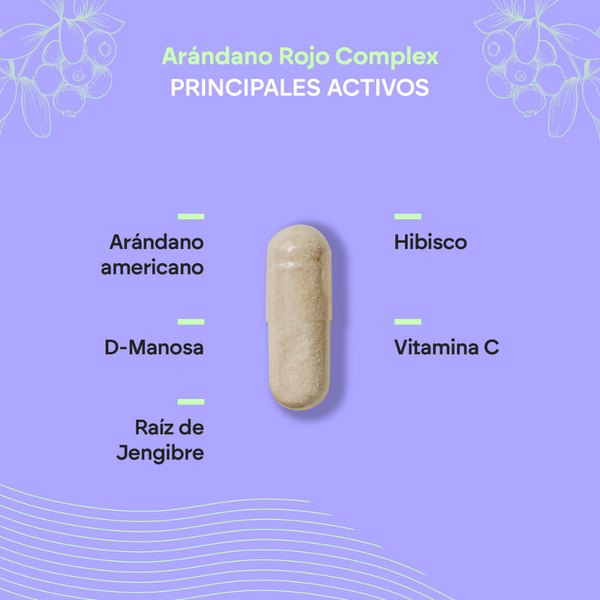 Nutralie American Cranberry com Vitamina C e D-Manose Cistite 60 cápsulas
