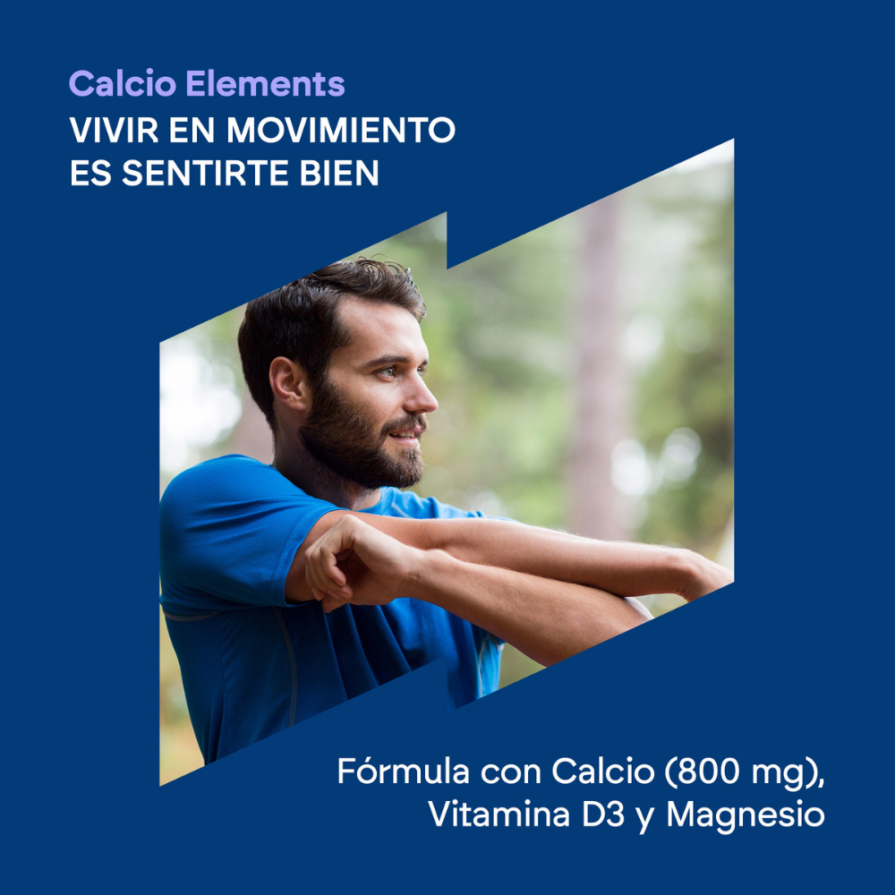 Nutralie Calcio 800 mg + Vit D3 y Magnesio para Huesos y Músculos 90 Comprimidos
