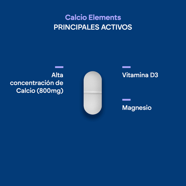 Nutralie Calcio 800 mg + Vit D3 y Magnesio para Huesos y Músculos 90 Comprimidos