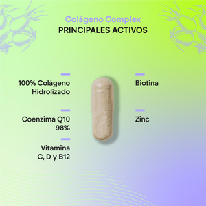 Nutralie Colágeno Complex Hidrolizado con Ácido Hialurónico y Q10 60 cápsulas