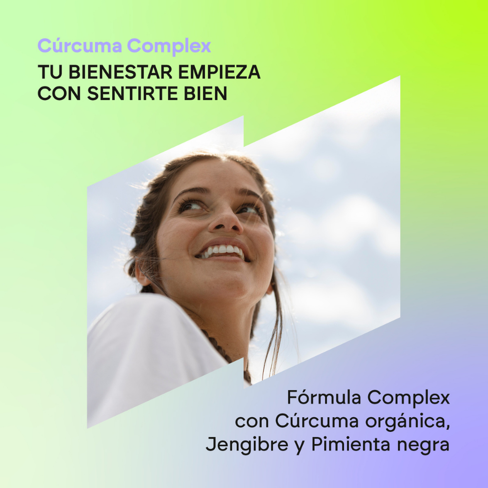 Nutralie Cúrcuma Complex Jengibre y Pimienta Negra Antioxidante 120 cápsulas