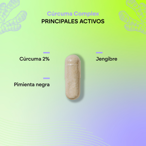 Nutralie Cúrcuma Complex Jengibre y Pimienta Negra Antioxidante 120 cápsulas
