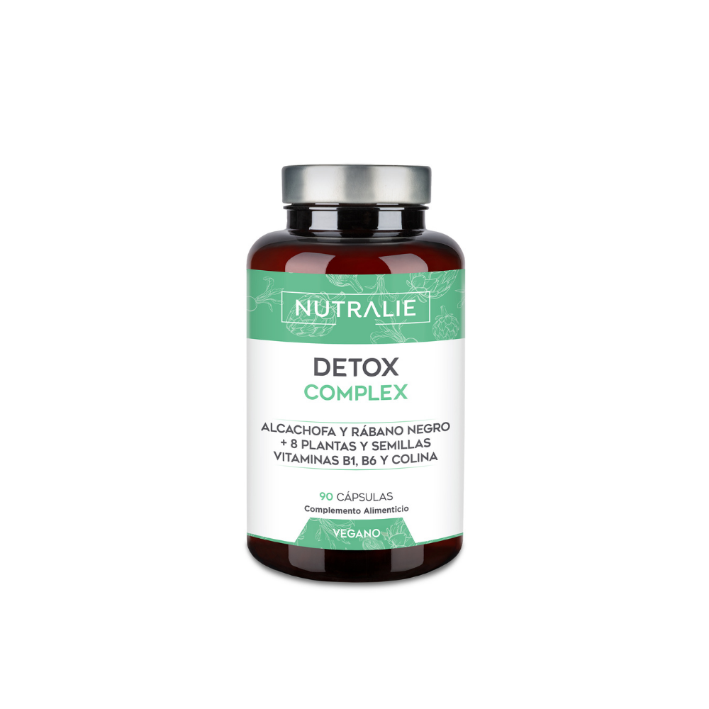 Nutralie Detox Complex + B1 + B6 + Colina Depurativo y Diurético 90 cápsulas