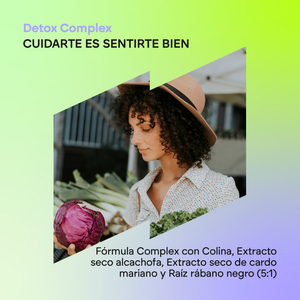 Nutralie Detox Complex + B1 + B6 + Colina Depurativo y Diurético 90 cápsulas