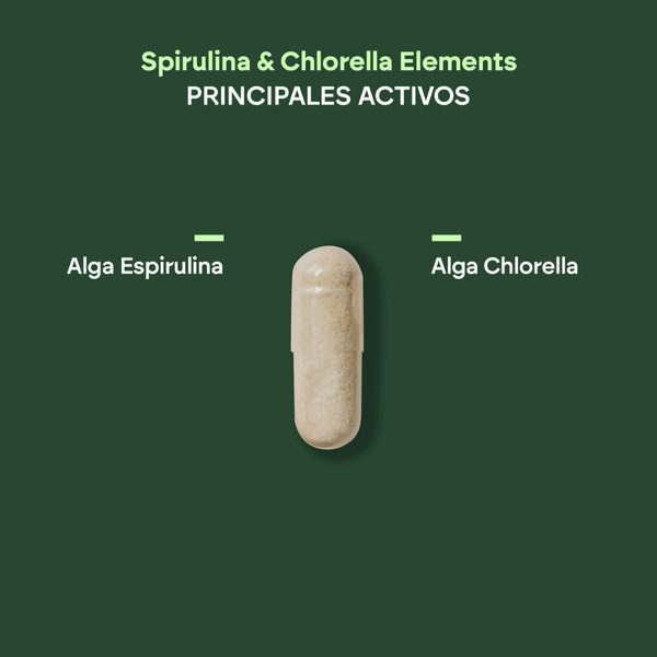 Nutralie Espirulina & Chlorella 1800 mg aumenta Energía y Fuerza 180 cápsulas