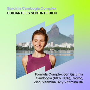 Nutralie Garcinia Cambogia con B2 + B6 + Cromo y Zinc Quemagrasas 90 cápsulas