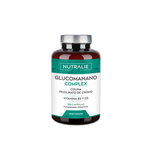 Nutralie Glucomanano con Colina + Vit B3 + D3 para Pérdida Peso 120 cápsulas