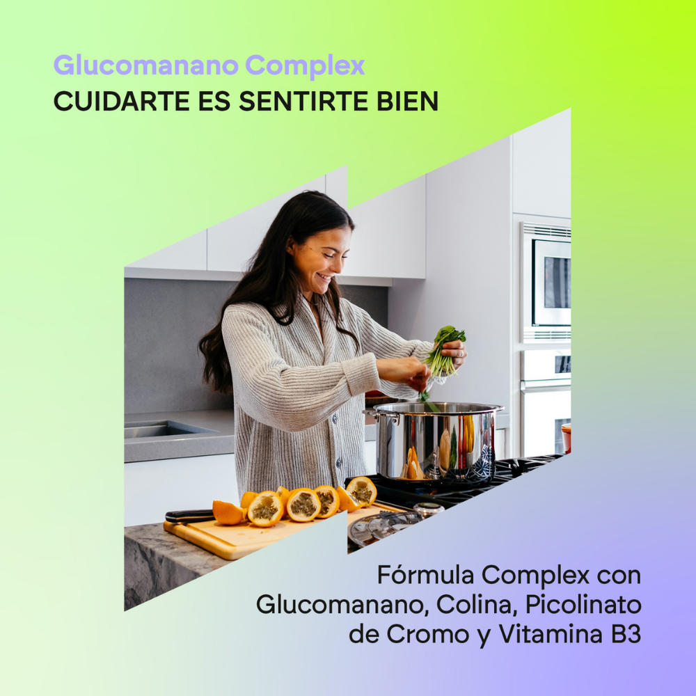 Nutralie Glucomanano con Colina + Vit B3 + D3 para Pérdida Peso 120 cápsulas