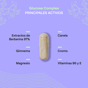 Nutralie Glucosa Complex Berberina + Cromo + Canela Niveles Glucosa 90 cápsulas