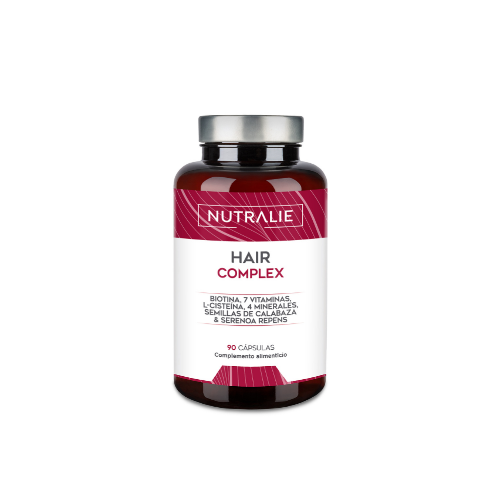 Nutralie Hair Complex + Biotina y L-Cisteína Vitaminas Cabello 90 cápsulas