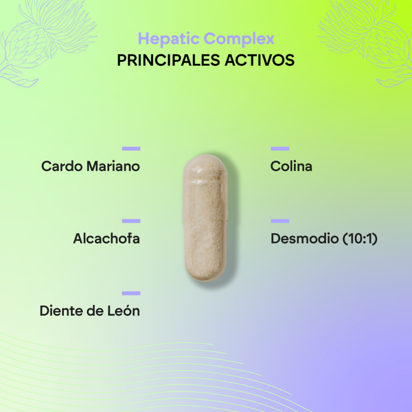 Nutralie Hepatic Complex Cardo Mariano + Alcachofa + Diente León 60 cápsulas