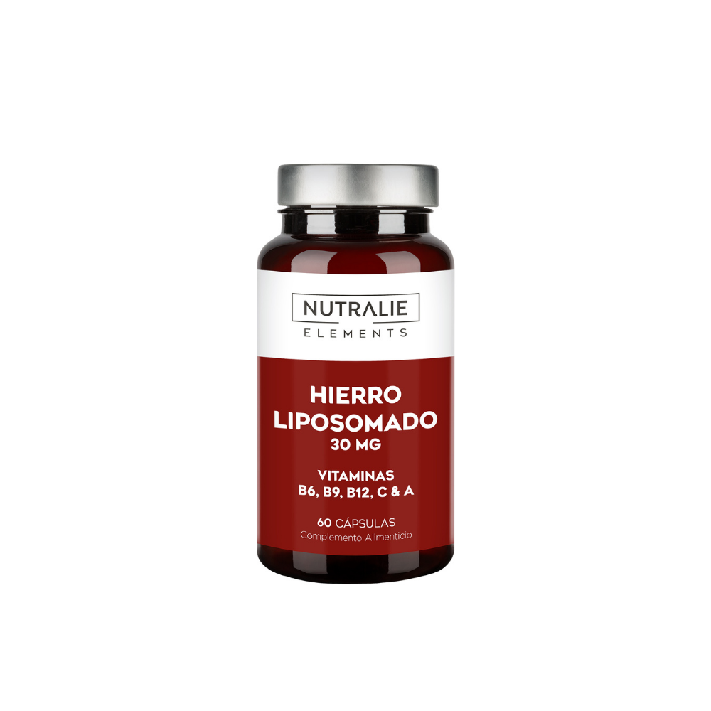Nutralie Hierro Liposomado 30 mg + B6 + B12 Cansancio y Fatiga 60 cápsulas