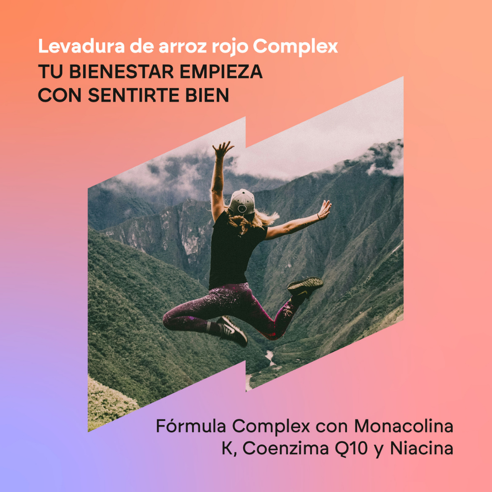 Nutralie Levadura Arroz Rojo con Monacolina K + Q10 + Niacina Colesterol 90caps