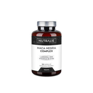 Nutralie Maca Negra Complex 24.000 mg con B6 y B12 Máxima Energía 120 cápsulas