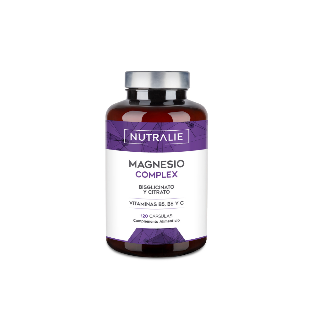 Nutralie Magnesio Complex Bisglicinato y Citrato para Energía 120 cápsulas