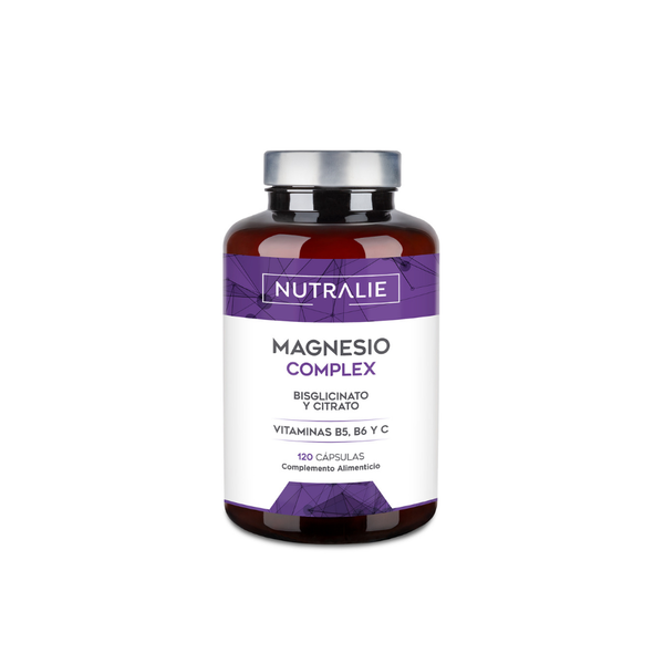 Nutralie Magnesio Complex Bisglicinato y Citrato para Energía 120 cápsulas