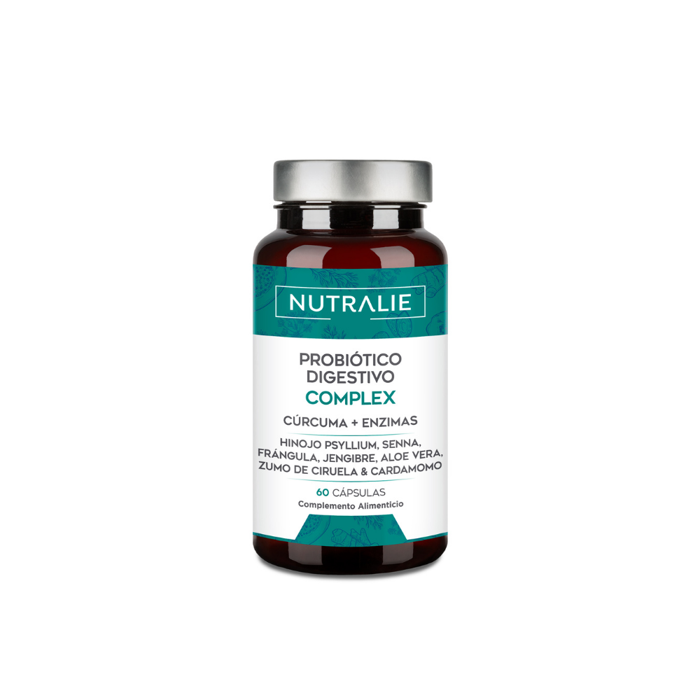Nutralie Probiótico Digestivo Complex Cúrcuma + Enzimas Digestivas 60 cápsulas