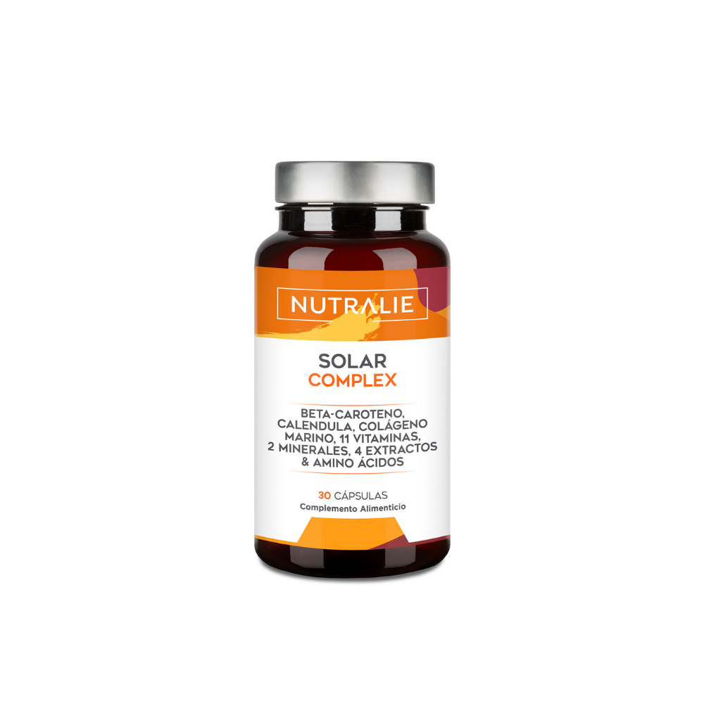 Nutralie Solar Complex con Colágeno Marino Bronceador y Protector 30 cápsulas