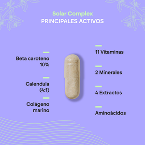 Nutralie Solar Complex com Colagénio Marinho Bronzeamento e Protetor Solar 30 cápsulas