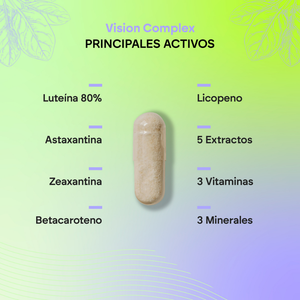 Nutralie Vision Complex de Luteína + Zeaxantina + Astaxantina Ojos 60 cápsulas