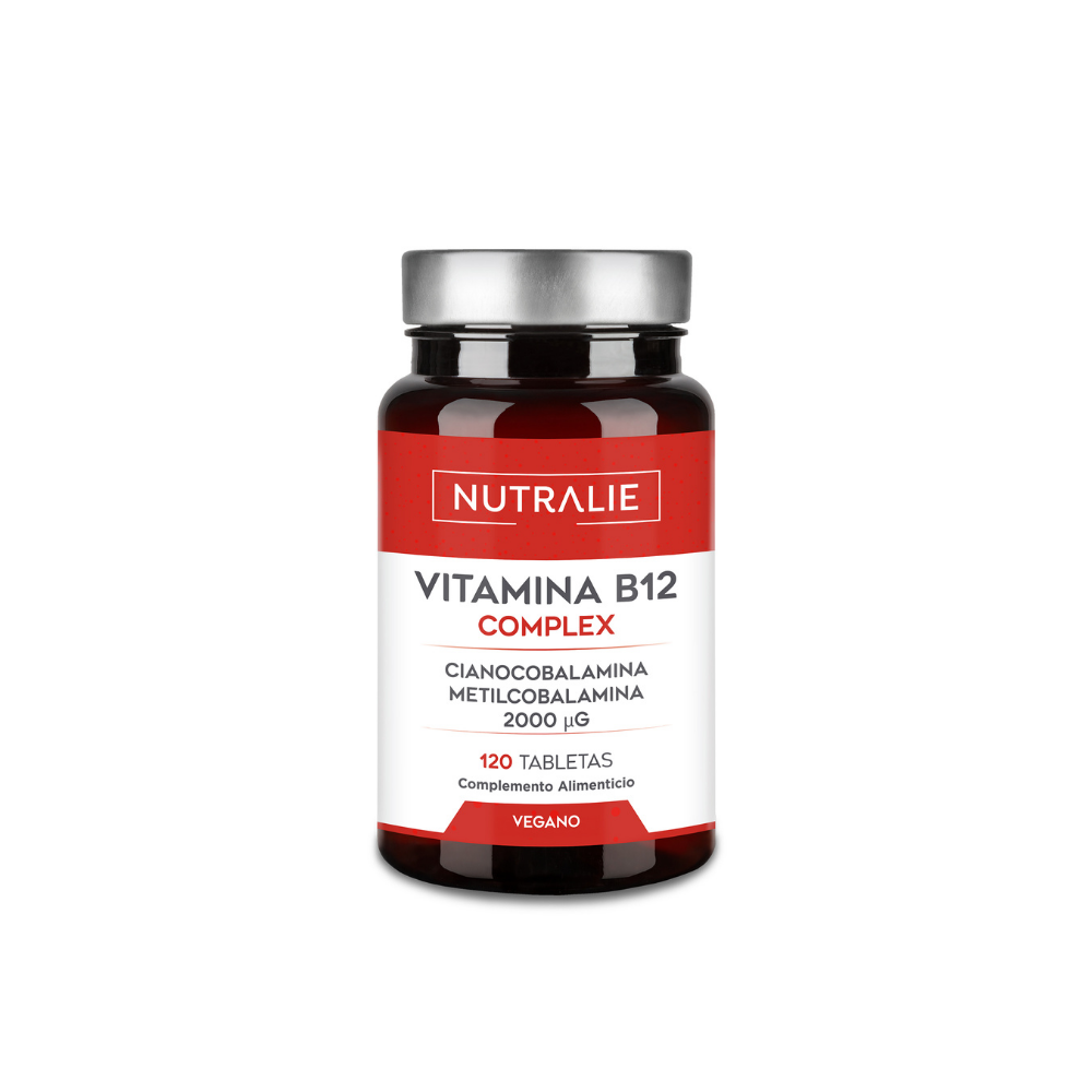 Nutralie Vitamina B12 Complex 2000  mcg reduce Cansancio 120 Comprimidos