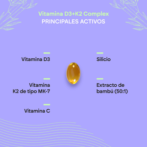 Nutralie Complexo Vitamina D3+K2 10000 UI + Vit C Músculos e Ossos 60 Cápsulas Softgel