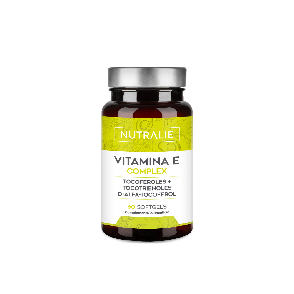 Nutralie Vitamina E Complex Tocotrienoles y Tocoferoles Antioxidante 60 cápsulas