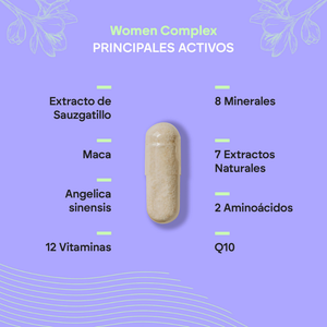 Nutralie Women Complex con Q10 regula Actividad Hormonal 90 cápsulas