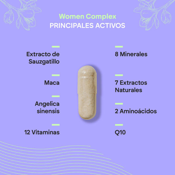 Nutralie Women Complex con Q10 regula Actividad Hormonal 90 cápsulas