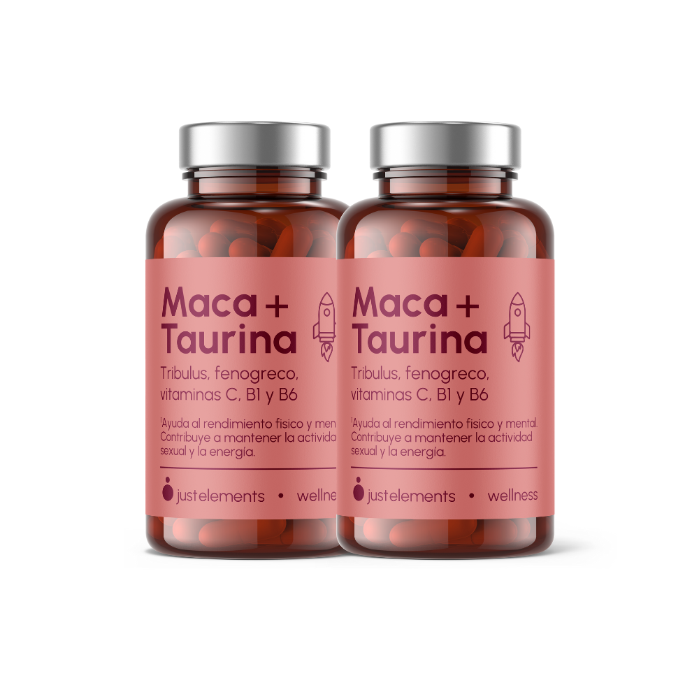 Pack Maca + Taurina Just Elements Wellness 2 ud