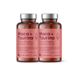Pack Maca + Taurina Just Elements Wellness 2 ud