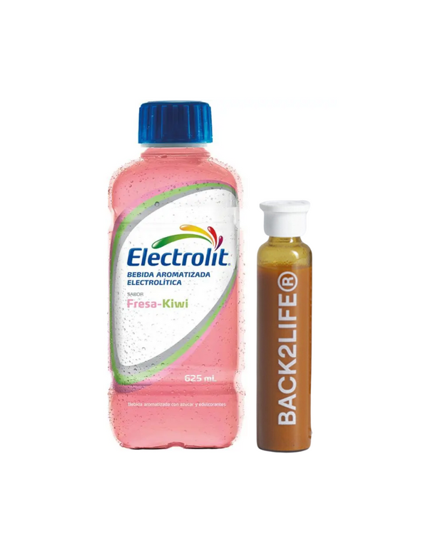 Pack Anti Resaca Fresa-kiwi 625 ml + 25 ml