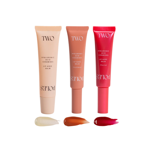 Two Poles Lip Hero Balm Untinted + Confident+ Cherish