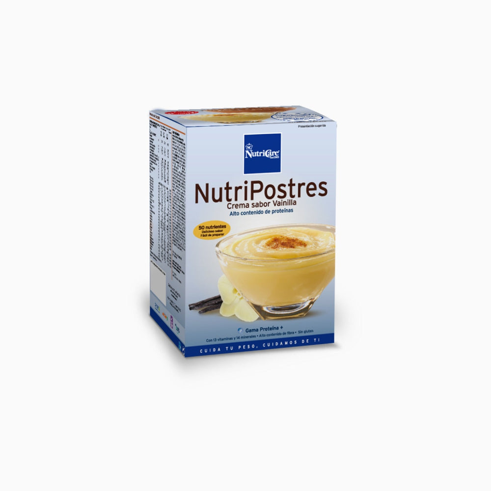 Nutricare Postre crema sabor vainilla