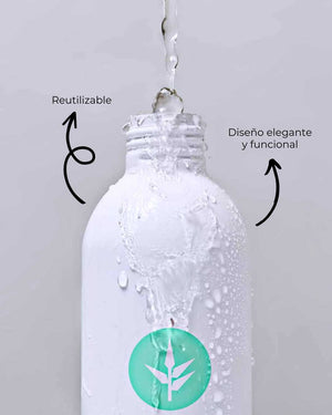 Banbu Botella para Gel en polvo ducha o peinado 250 ml - 3