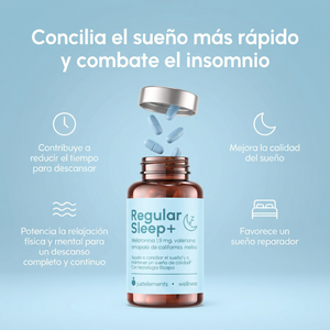 Melatonina 1,9 mg Regular Sleep+ Just Elements Wellness 90 comprimidos