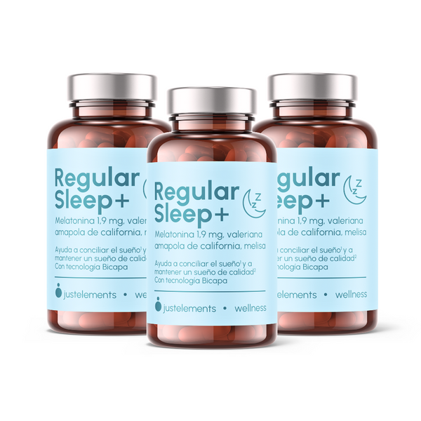 Pack 3 Just Elements Wellness Regular Sleep Melatonina Sublingual 1,9 mg