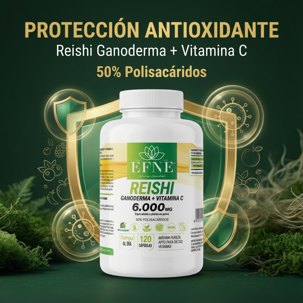 Efne Reishi Ganoderma 6000 mg + Vitamina C