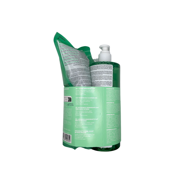 SVR Pack Spirial Deo Douche Gel limpiador desodorante + Recarga 2x400 ml