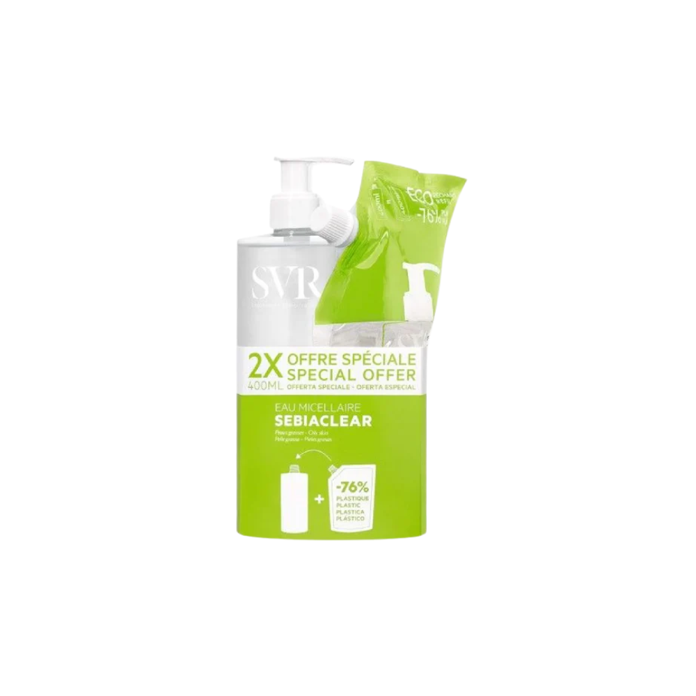 SVR Sebiaclear Agua micelar 2 x 400 ml