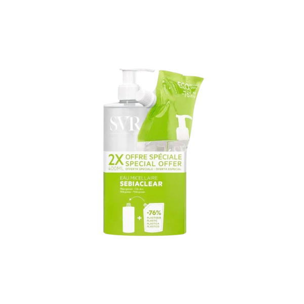 SVR Sebiaclear Agua micelar 2 x 400 ml