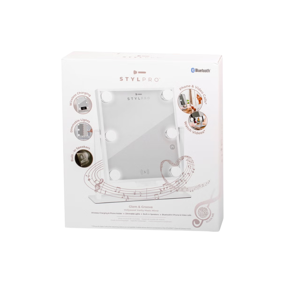 Stylpro Glam & Groove Hollywood Vanity Music Mirror