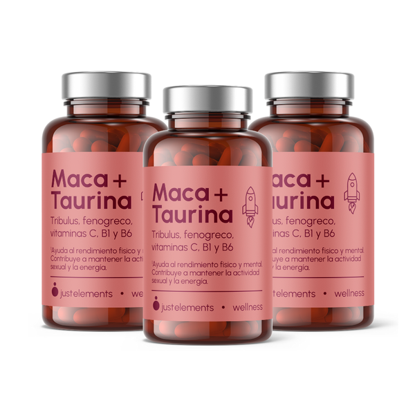 Pack de 3 Maca + Taurina Just Elements Wellness