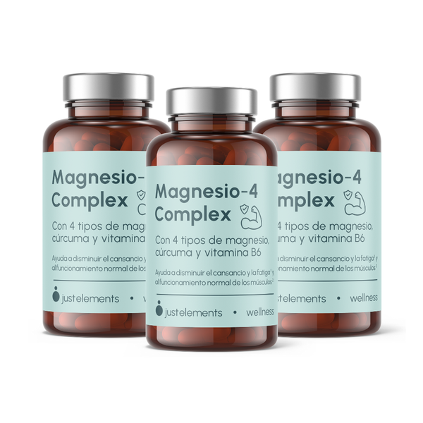 Pack 3 Magnesio 4 Complex de Just Elements Wellness