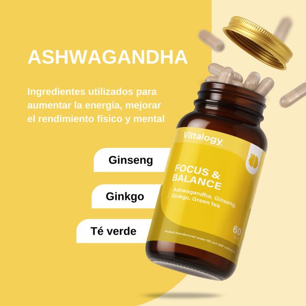 Vittalogy Focus and Balance 60 cápsulas