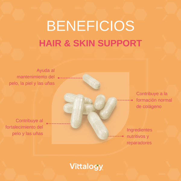 Vittalogy Hair, Nails & Skin 120 cápsulas