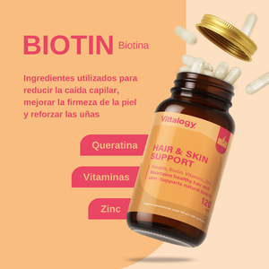 Vittalogy Hair, Nails & Skin 120 cápsulas