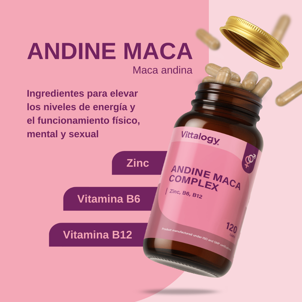 Vittalogy Maca Premium 120 cápsulas