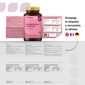 Vittalogy Maca Premium 120 cápsulas